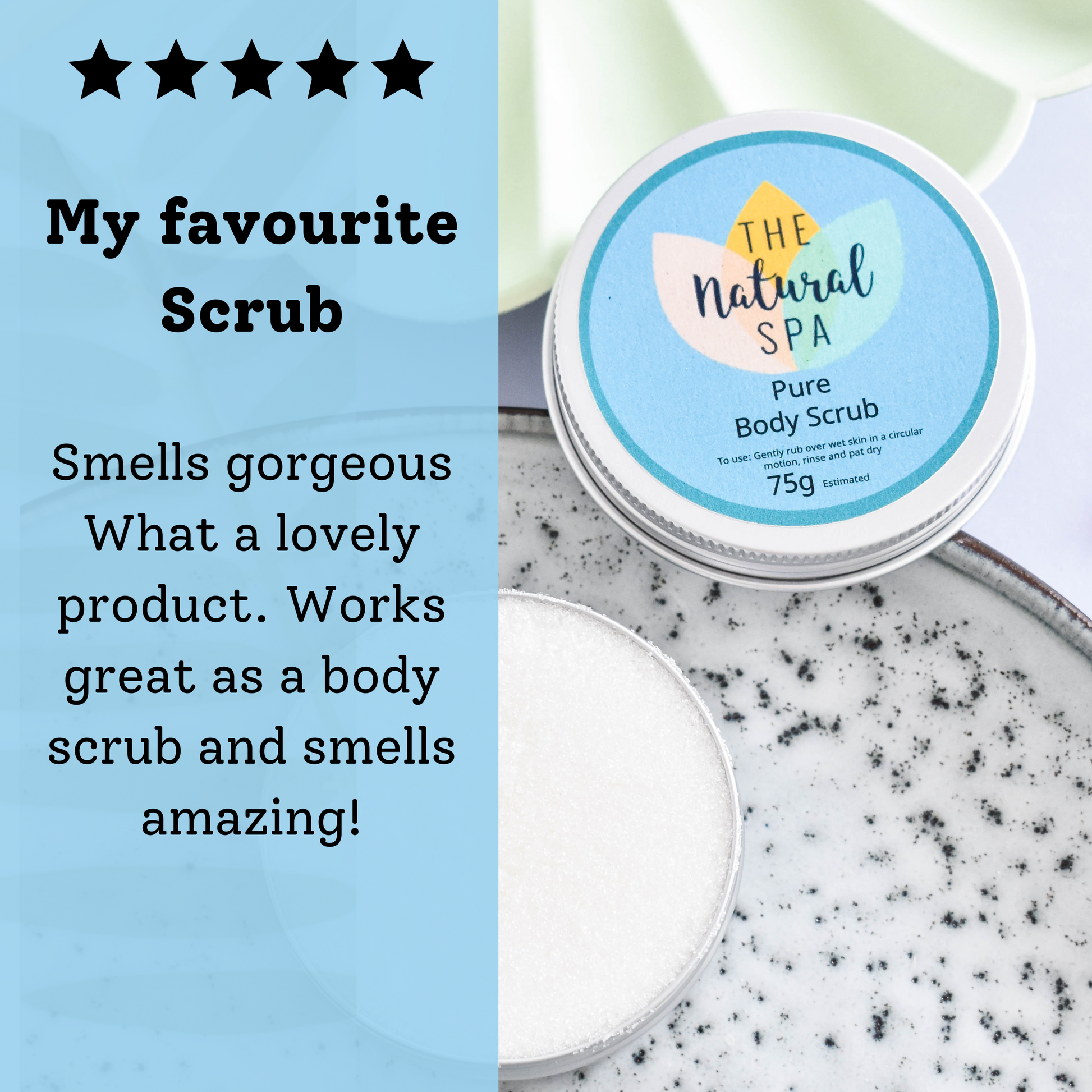 Pure (no added fragrance) Body Scrub - 3 different size option-4