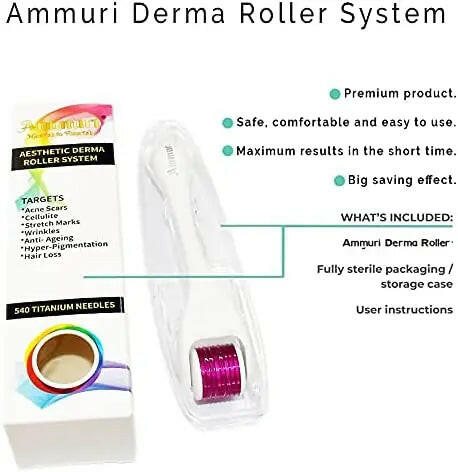 Ammuri Skincare Titanium Derma Roller System-3