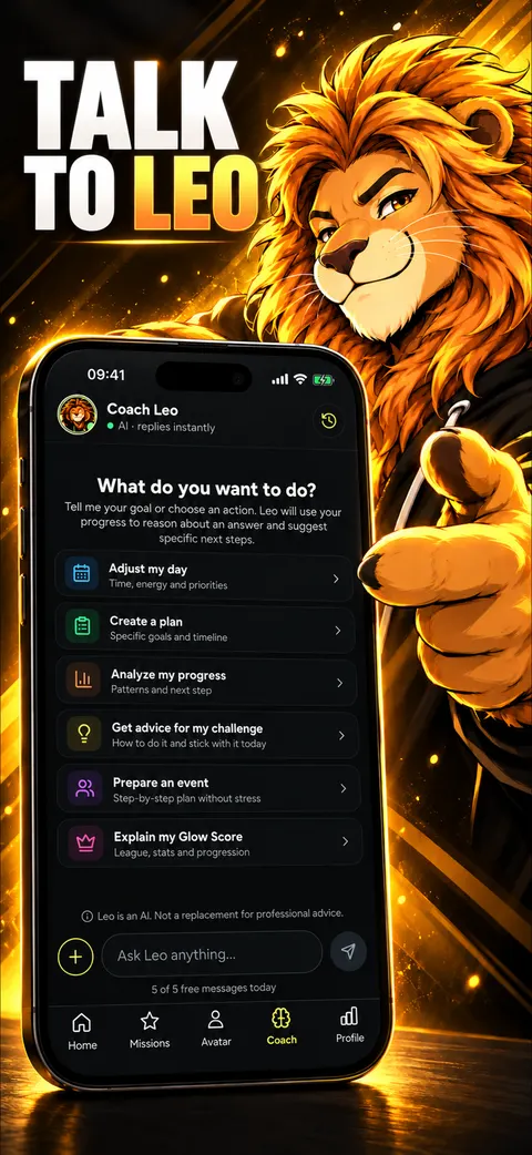 Screenshot of the Looksmaxxing: Glow Up Coach app