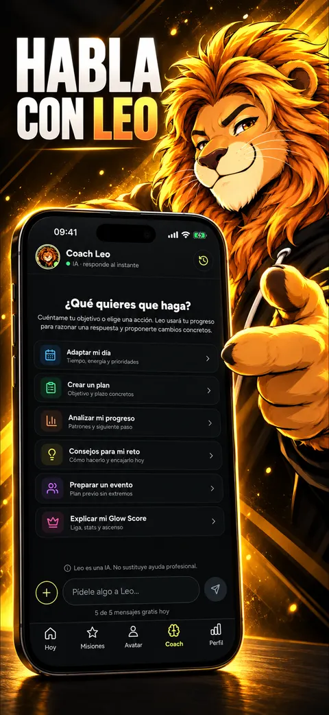Captura de la app Looksmaxxing: Glow Up Coach