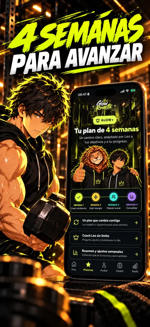 Captura de la app Looksmaxxing: Glow Up Coach
