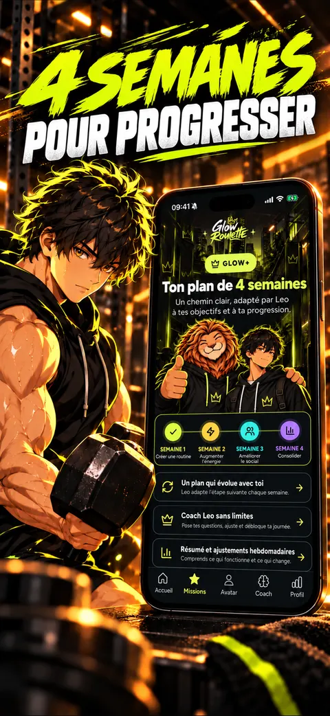 Capture d'écran de l'appli Looksmaxxing: Glow Up Coach