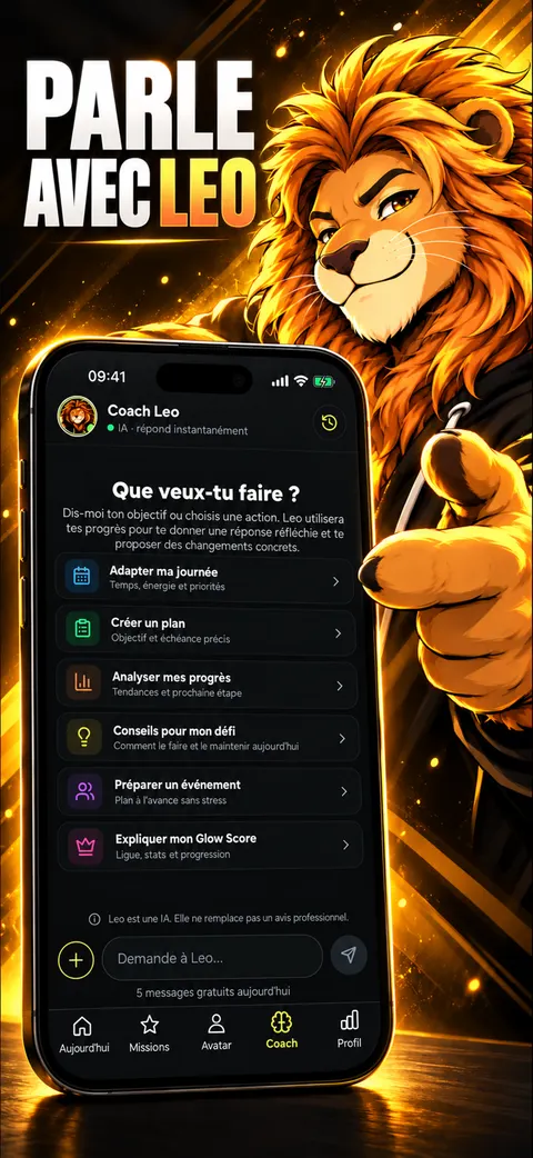 Capture d'écran de l'appli Looksmaxxing: Glow Up Coach