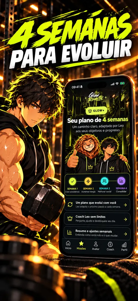 Captura de tela do app Looksmaxxing: Glow Up Coach